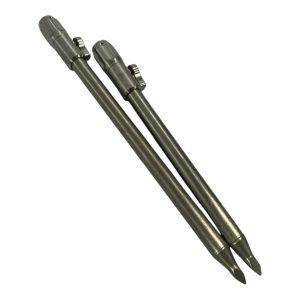 2x Jag 316 Stainless Banksticks 8/10'' - J6 - PRE LOVED