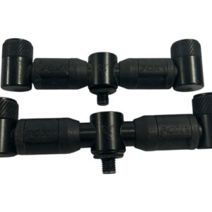 2x Fox Black Label QR 2 Rod Adjustable Buzzbars 5/5.5'' - D1 - PRE LOVED