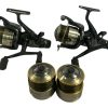 2x Shimano XTEA 8000 Baitrunners with Spare Spools - S138 - PRE LOVED