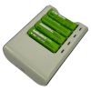 1x Battery Charger with 4x Rechargeable AA Batteries - A21 - PRE LOVED