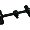 1x OMC 2 Rod Black Elbows 5'' - BOTH THUMB SCREWS SNAPPED SO FIXED  - A13 - PRE LOVED