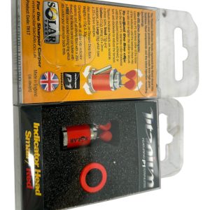 2x Solar Titanium Indicator Heads - Small Red- BRAND NEW - A25 - PRE LOVED - Image 5
