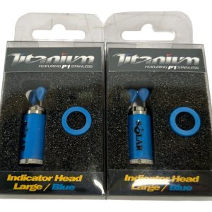2x Solar Titanium Indicator Heads - Large Blue - BRAND NEW - D12 - PRE LOVED - Image 4