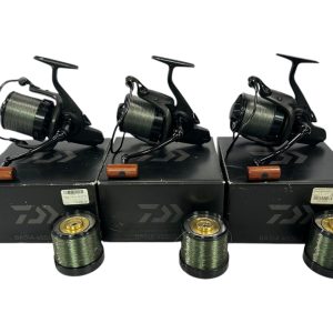 3x Daiwa Basia 45 SLD with Spare Spools in Boxes - PRE LOVED