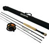 1x Daiwa D Fly Fishing Rod and Reel 9 1/2 No7 - U133 - PRE LOVED