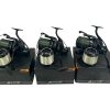 3x Fox FX13 Reels with Spare Spools In Boxes - PRE LOVED