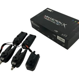 2x Fox Mini Micron X Alarms With Receiver - D22 - PRE LOVED