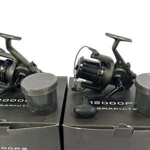 4x Fox Graphite12000 FS with Spare Spools in Boxes - PRE LOVED - Image 2