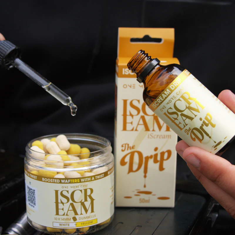 OMC iScream The Drip Hookbait Enhancer 50ml Glass Bottle with Dripping Pipette - Image 8