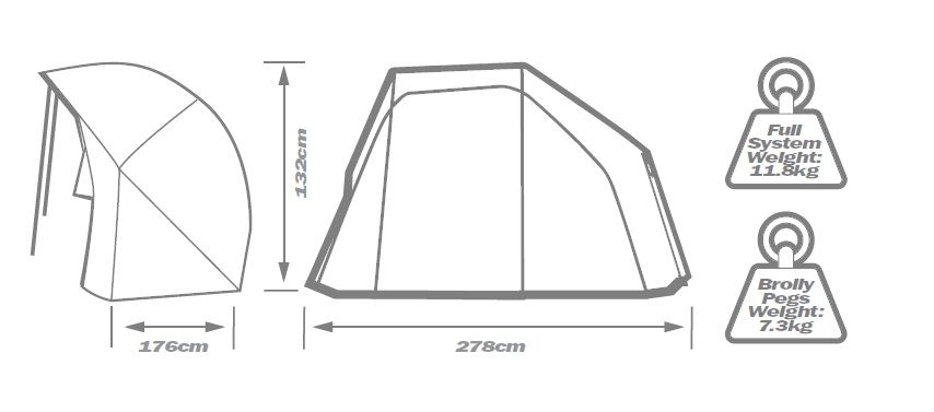 Solar SP C-TECH PRO 58'' BROLLY SYSTEM (PRE-ORDER) - Image 6