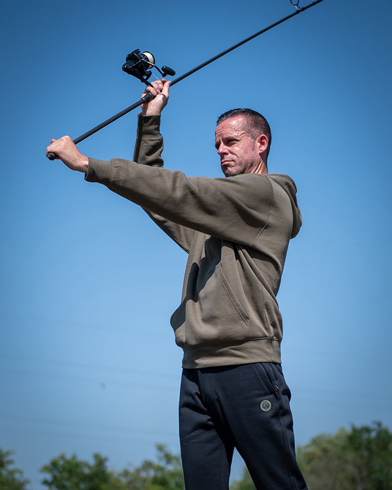 Fox Collection Pullover Hoody - Green - Image 5