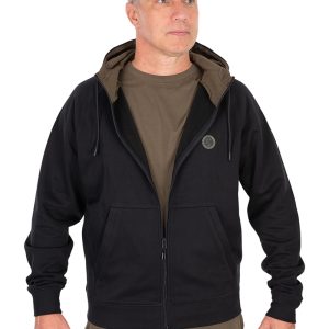 Fox Collection Zipped Hoody - Black - Image 4
