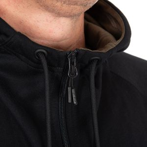 Fox Collection Zipped Hoody - Black - Image 6