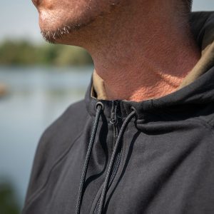 Alternative view of Fox Collection Zipped Hoody - Black
