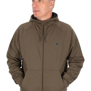 Fox Collection Zipped Hoody - Green - Image 5