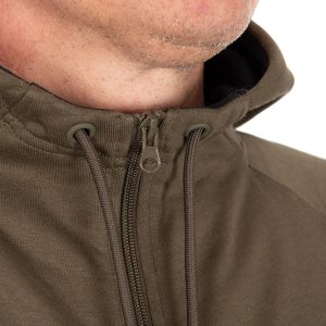Fox Collection Zipped Hoody - Green - Image 3
