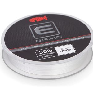 Spomb E Braid 0.26mm 35lb 200m White - Image 3