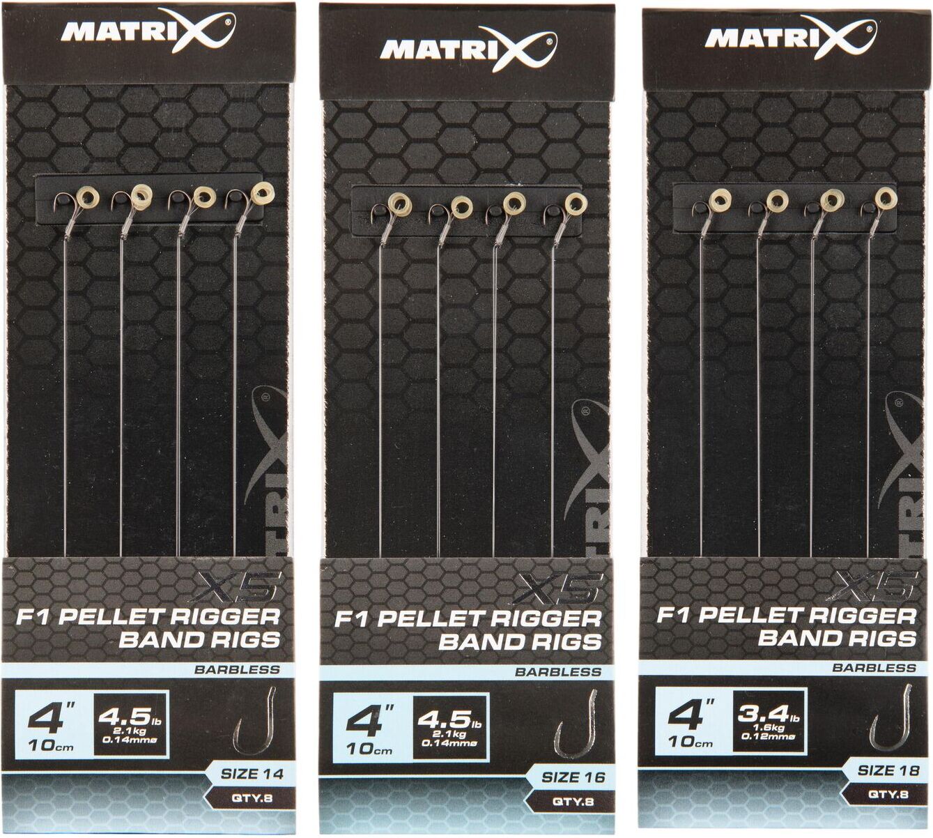 Matrix X5 F1 Pellet Rigger Band Rigs