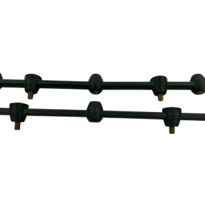 2x Nash H-Gun Goalpost 3 Rod Buzzbars 14/15'' - H1 - PRE LOVED