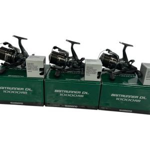 3x Shimano Baitrunner DL 10000 RB with Spare Spools in Boxes - PRE LOVED