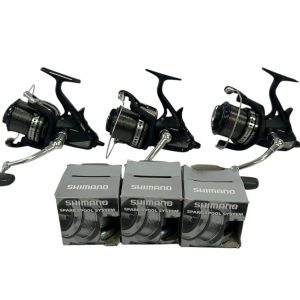 3x Shimano Baitrunner XTA long Cast Medium with Spare Spools - VERY GOOD CONDITION - U185 - PRE LOVED