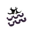 3x Jag Black Lockdowns  with 3x Large 3x Small Purple Inserts - A23 - PRE LOVED