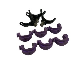 3x Jag Black Lockdowns  with 3x Large 3x Small Purple Inserts - A23 - PRE LOVED - Image 3