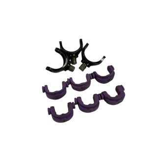 3x Jag Black Lockdowns  with 3x Large 3x Small Purple Inserts - A23 - PRE LOVED - Image 4