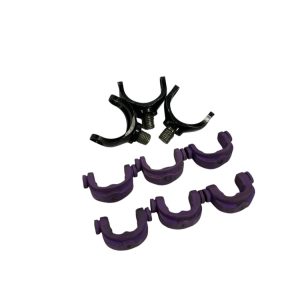 3x Jag Black Lockdowns  with 3x Large 3x Small Purple Inserts - A23 - PRE LOVED - Image 5