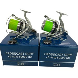 2x Daiwa 20 Crosscast 45 SCW Surf QD Reel in Boxes - PRE LOVED