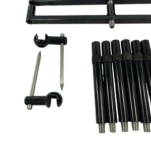 1x Korda Singlez 3 Rod Set Black In Bag - 11.5'' Buzzbars and 5'' Uprights - G3 - PRE LOVED - Image 2