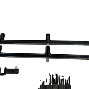 1x Korda Singlez 3 Rod Set Black In Bag - 11.5'' Buzzbars and 5'' Uprights - G3 - PRE LOVED - Image 4