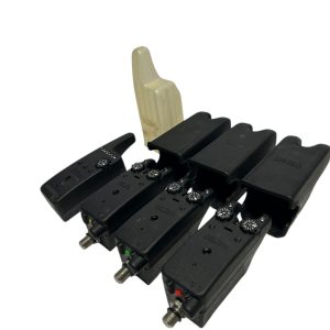 3x Delkim Txi D with Receiver and Snags Green Red Yellow - J23 - PRE LOVED