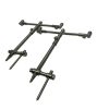 2x Solar Stainless 3 Rod Buzzbars with Sticks and Stabilisers - D3 - PRE LOVED