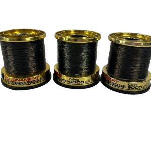 3x Daiwa SS-9000 Millionmax Spare Spools - 1 LINE CLIP MISSING - J24 - PRE LOVED