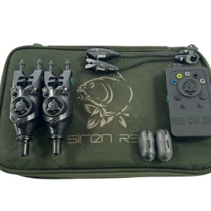 2x Nash R3 Alarms with Receiver and Bobbins in Case - U166 - PRE LOVED