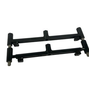 2x Jag Black 9.5'' 3 Rod Goal Post Buzzbars - I14 - PRE LOVED