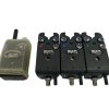 3x Delkim Txi Plus Alarms with Receiver - G/B/R - J22 - PRE LOVED