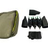 3x Nash R3 Alarms with Receiver in Case - Green Snag Ears - H20 - PRE LOVED