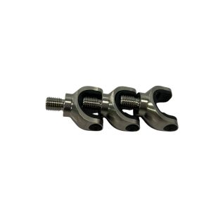 3x Jag Small 316 Stainless Lockdowns with Black Inserts - J15 - PRE LOVED