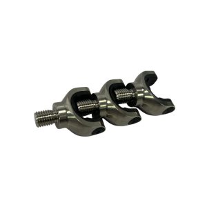 3x Jag Small 316 Stainless Lockdowns with Black Inserts - J15 - PRE LOVED - Image 3