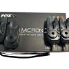 3x Fox Mini Micron X Alarms with Receiver in Box - E17 - PRE LOVED