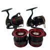 2x Daiwa TDM 3012QD with Spare Spools - A9 - PRE LOVED