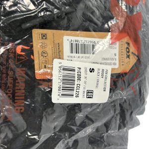 1x Fox Collection Hoody - Black/Orange - Small - U161 - PRE LOVED - Image 5