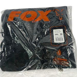 1x Fox Collection Soft Shell Jacket Black/Orange - 3XL - S153 - PRE LOVED