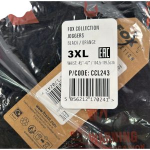 1x Fox Collection Joggers Black/Orange - 3XL - S123 - PRE LOVED - Image 5