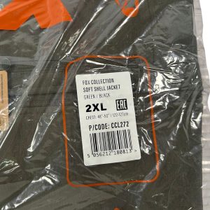 1x Fox Collection Soft Shell Jacket Green/Black - 2XL - S111 - PRE LOVED - Image 4