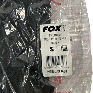 1x Fox Premium Mid Layer Jacket Black - Small - U175 - PRE LOVED - Image 4