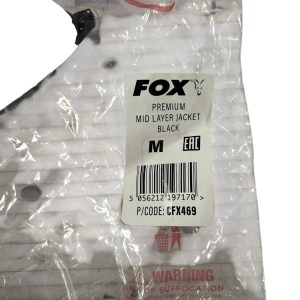 1x Fox Premium Mid Layer Jacket Black - Medium - A7 - PRE LOVED - Image 4