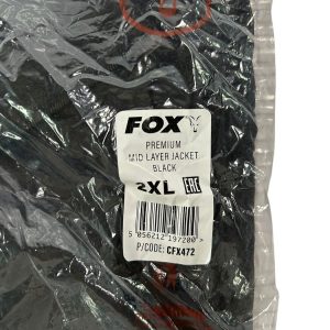 1x Fox Premium Mid Layer Jacket Black - 2XL - S107 - PRE LOVED - Image 4